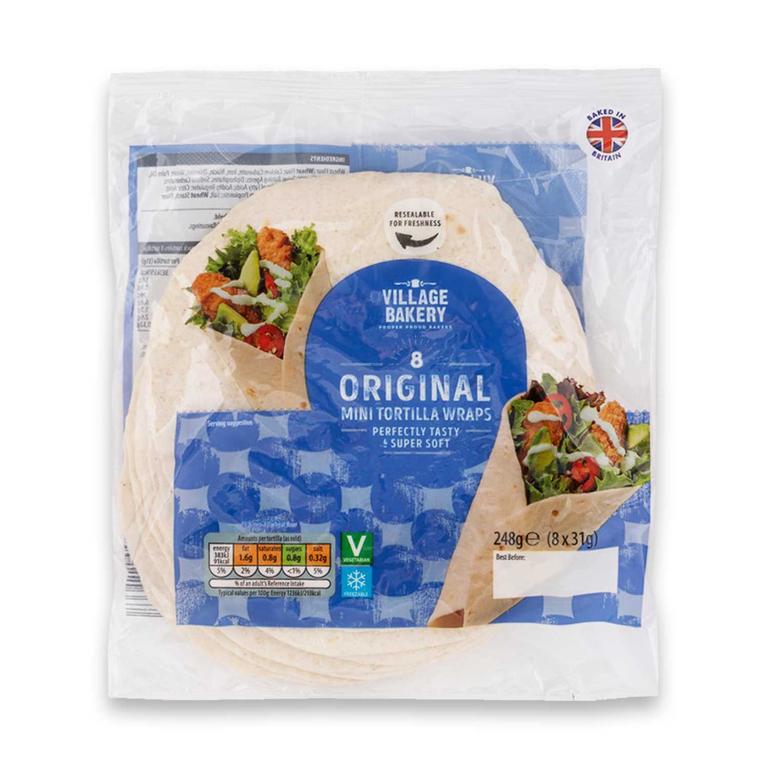 Mini Tortilla Wraps Pack Village Bakery Aldi Ie